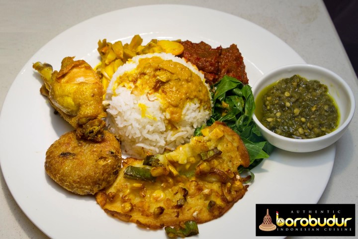 Nasi Padang (Photo credit: Borobudur Indonesian Cuisine on Facebook)