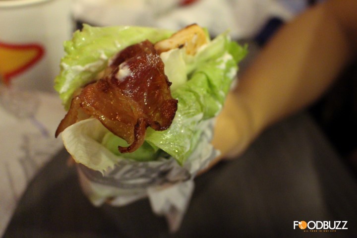 It has everything a Burger should have except the buns. Weird, is it?