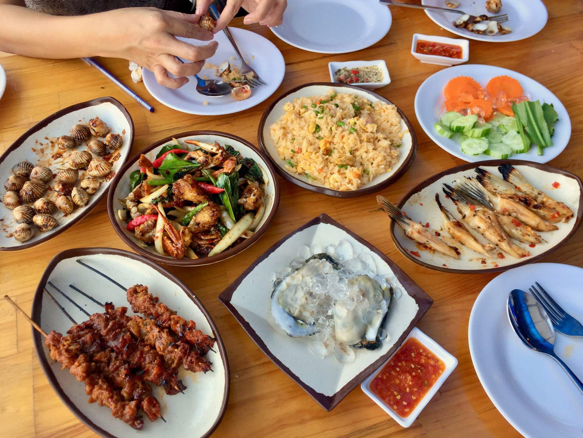 Variety of food at Tipsy