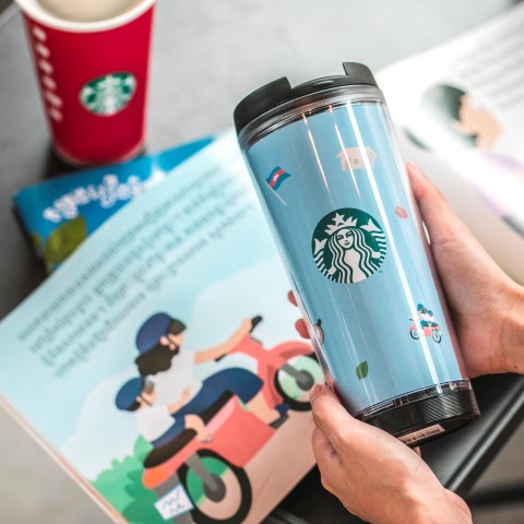 Starbucks Cambodia on Give Good Campaign