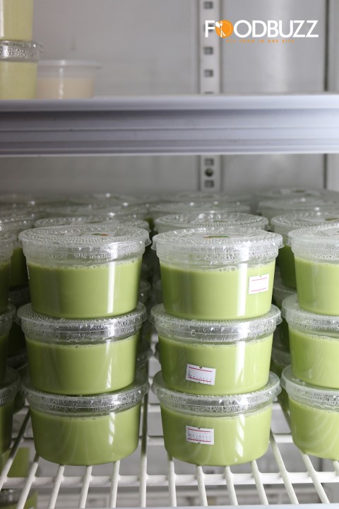 Choices of beancurd: Pandan Beancurd 