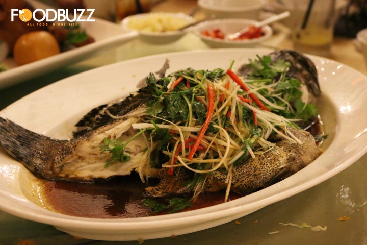 ត្រីតុកកែខ្លាចំហុយជាមួយទឹកស៊ីអ៊ីវពិសេស
