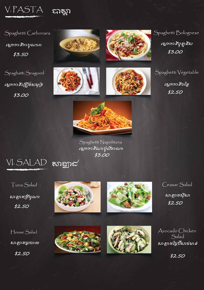 Dishes and price