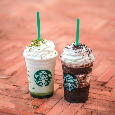 Tea-Ramisu Frappucino & Midnight Mocha Frappuccino