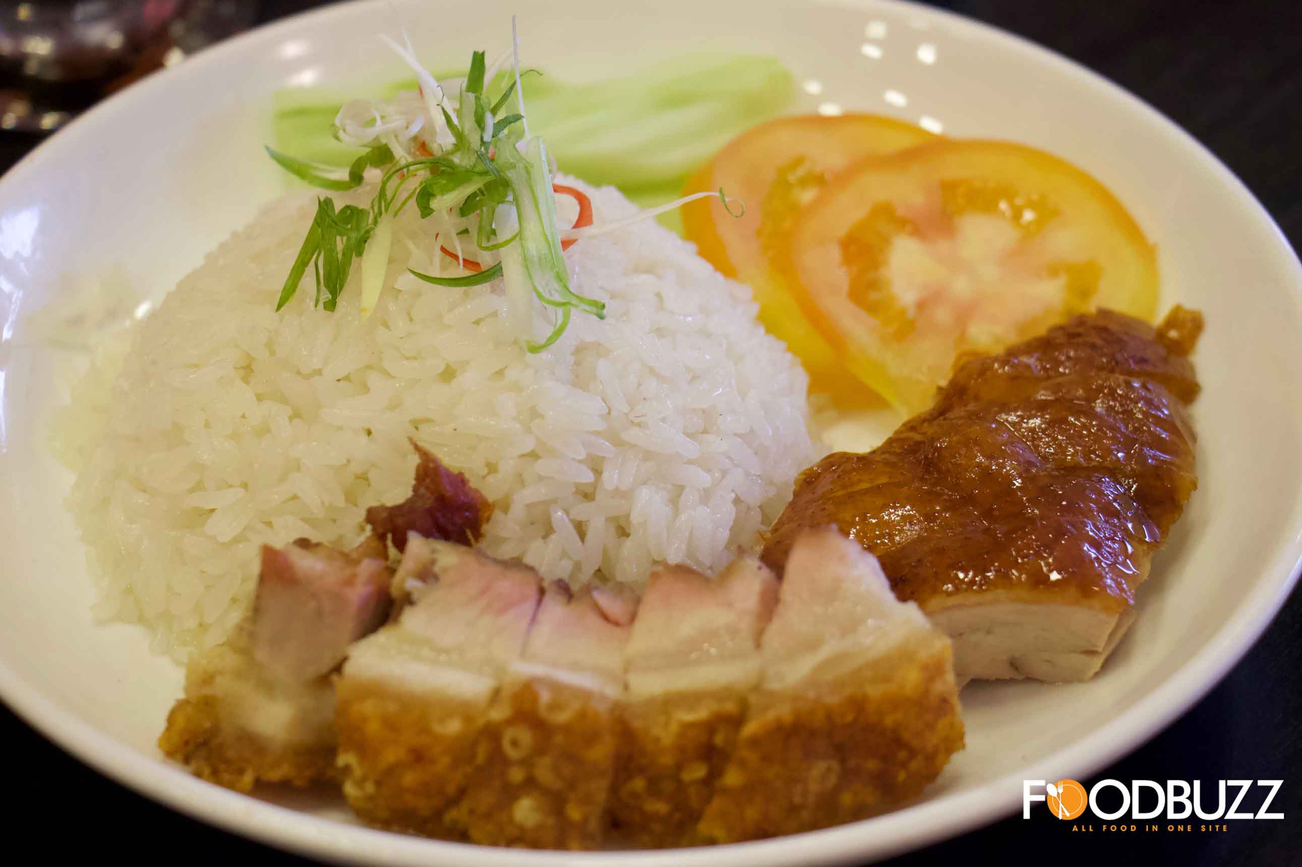 La Carte Rice with Roasted Duck and Roasted Pork